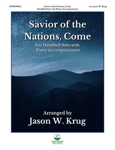 Savior of the Nations, Come (for handbell solo with piano accompaniment)