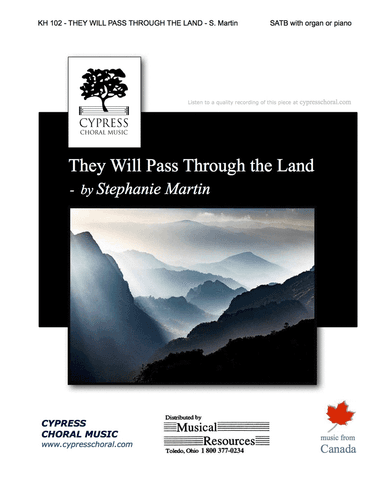 They will pass through the land