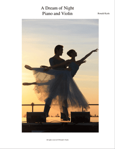 A Dream of Night for Violin and Piano