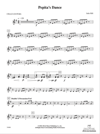 Pepita's Dance: Cello