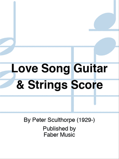Love Song Guitar & Strings Score