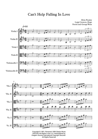 Can't Help Falling In Love