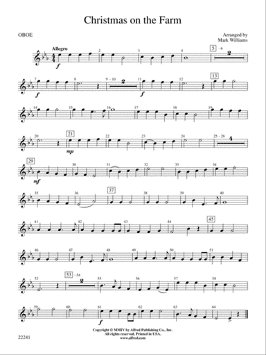 Christmas on the Farm: Oboe