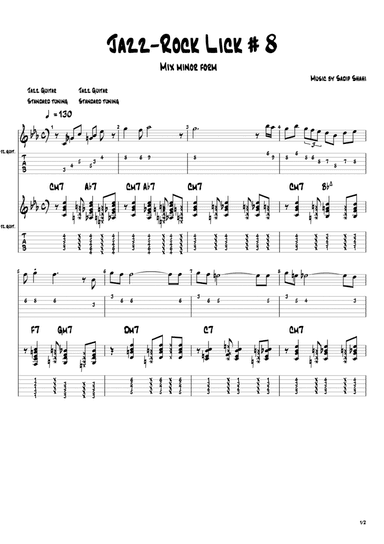 Jazz-Rock Lick # 8