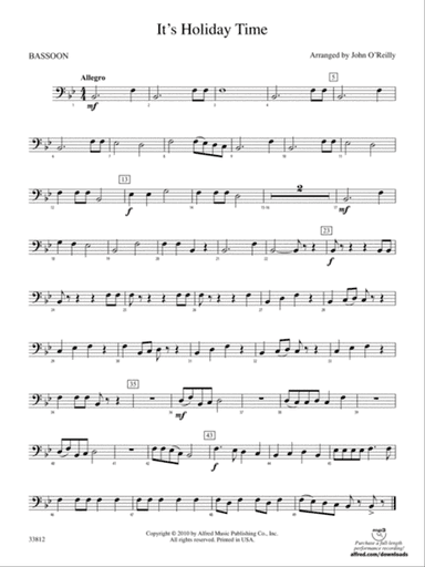 It's Holiday Time: Bassoon