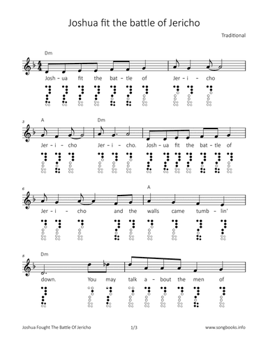 Joshua fit the Battle of Jericho