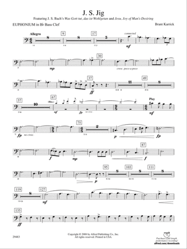 J.S. Jig: (wp) B-flat Baritone B.C.