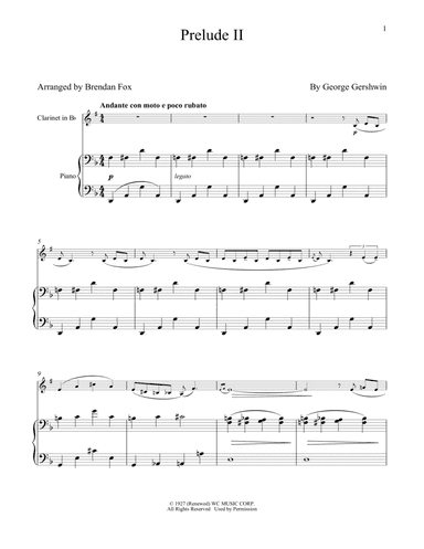 Prelude II (Andante Con Moto E Poco Rubato)