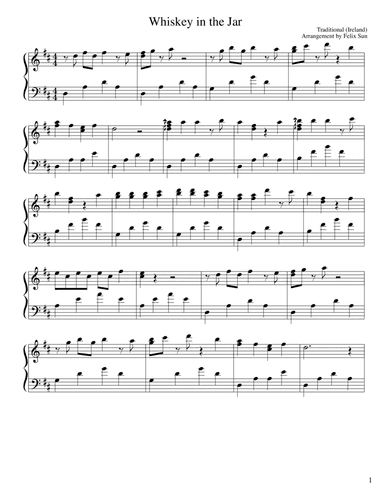 Whiskey in the Jar (Piano Solo - Beautiful Irish Traditional Song) - Lullaby Arrangement