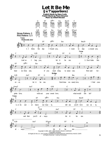 Let It Be Me (Je T'appartiens)