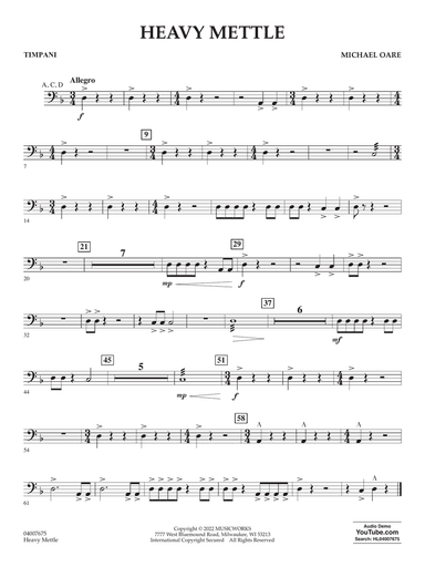 Heavy Mettle - Timpani