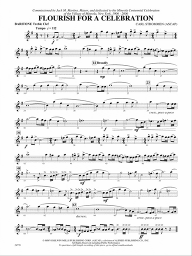Flourish for a Celebration: Baritone T.C.