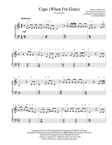 Cups (When I'm Gone)