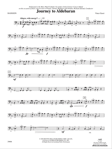 Journey to Aldebaran: Bassoon