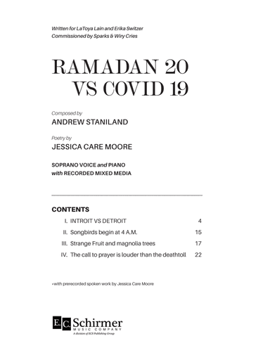 RAMADAN 20 VS COVID 19 (Vocal Score)