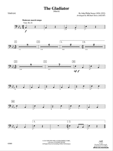 The Gladiator: Timpani