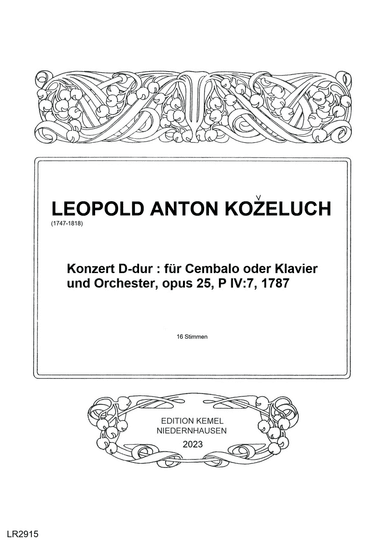 Konzert D-dur