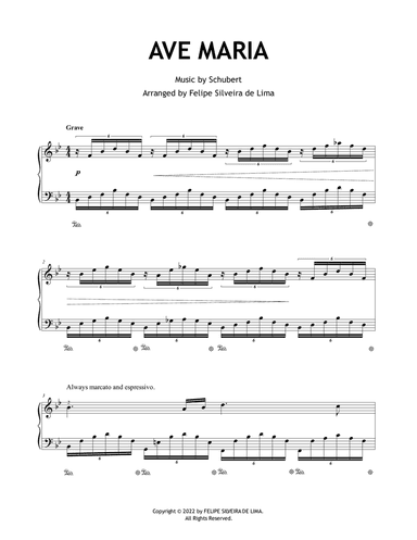 Ave Maria (Intermediate Level)