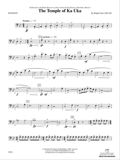 The Temple of Ka Uka: Bassoon