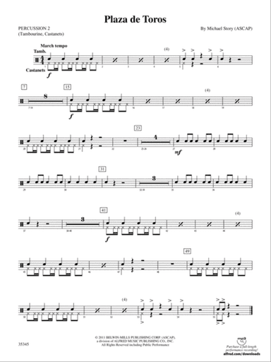 Plaza de Toros: 2nd Percussion