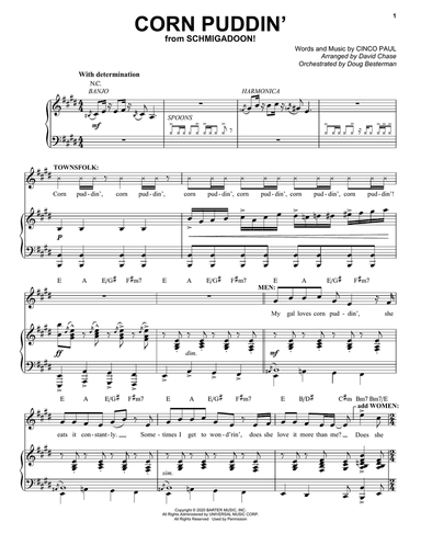 Corn Puddin' (from Schmigadoon!)