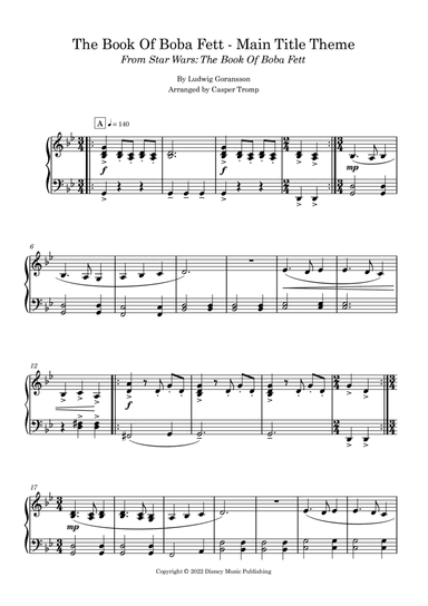 The Book Of Boba Fett Main Title Theme