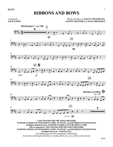 Ribbons and Bows: String Bass