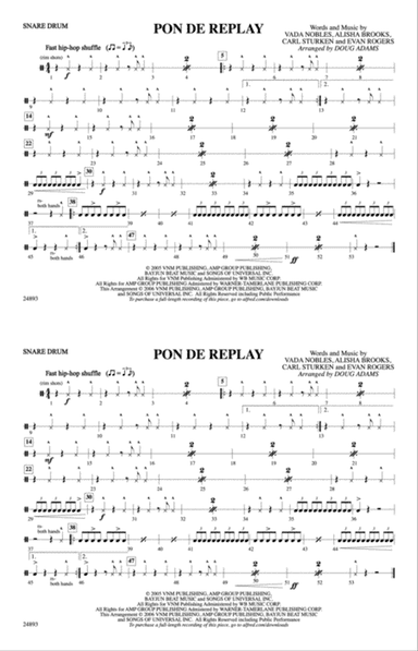 Pon de Replay: Snare Drum