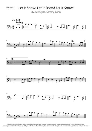 Let It Snow! Let It Snow! Let It Snow!