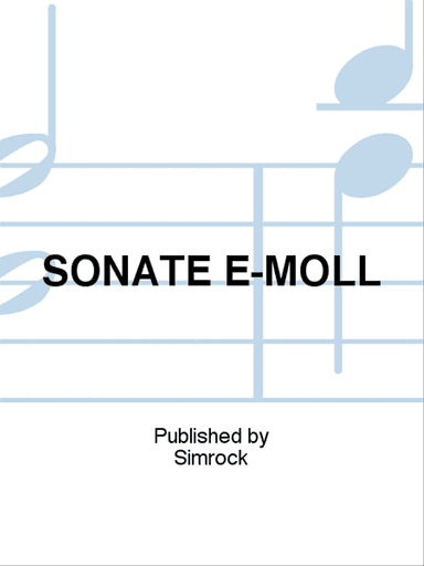 SONATE E-MOLL