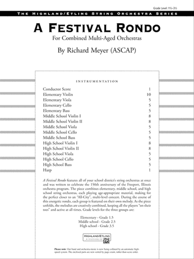 A Festival Rondo: Score