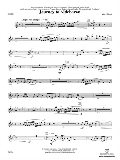 Journey to Aldebaran: Oboe