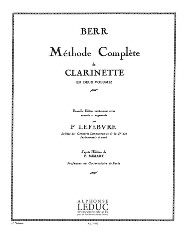 Methode Vol.1 (clarinet Solo)