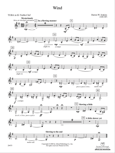 Wind: (wp) E-flat Tuba T.C.