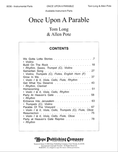 Once Upon a Parable