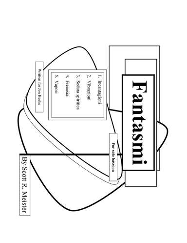 Fantasmi for solo bassoon