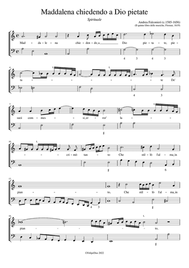 Maddalena chiedendo a Dio pietate