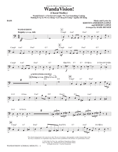 WandaVision! (Choral Medley) (arr. Mark Brymer) - Bass