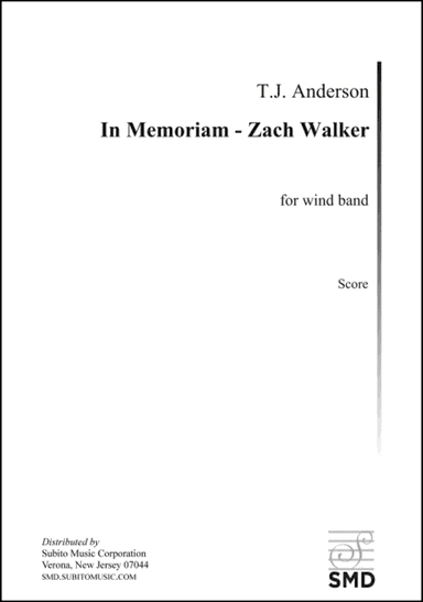 In Memoriam - Zach Walker