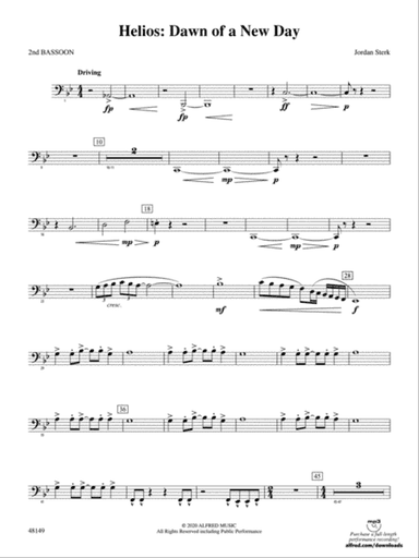 Helios: Dawn of a New Day: 2nd Bassoon