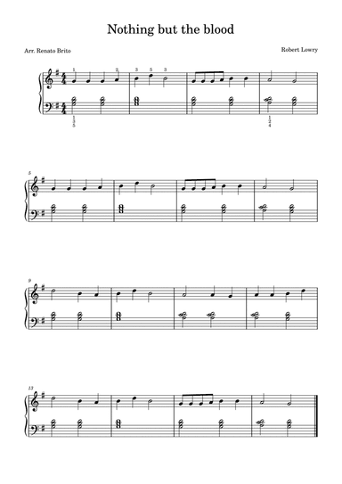 Nothing but the blood