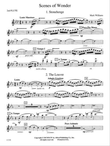 Scenes of Wonder: 2nd Flute