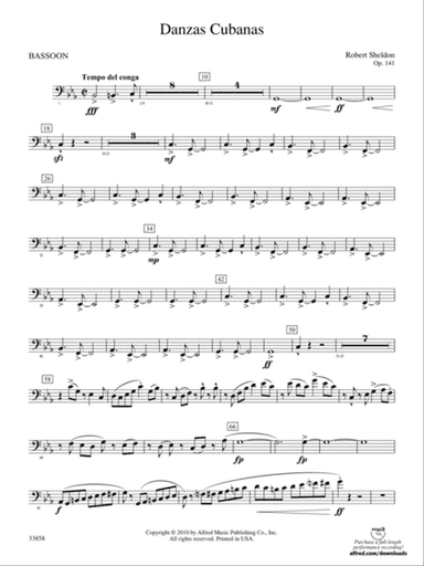 Danzas Cubanas: Bassoon