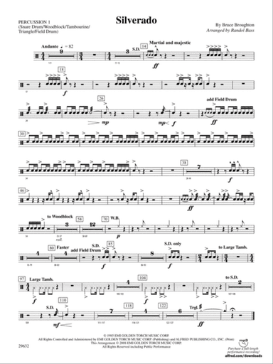 Silverado: 1st Percussion