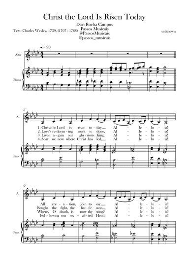 Christ the Lord is Rises today