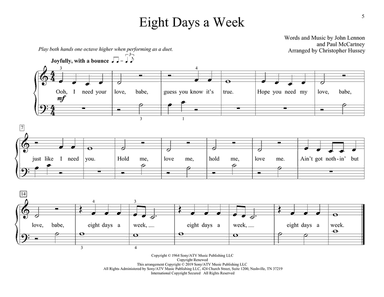 Eight Days A Week (arr. Christopher Hussey)