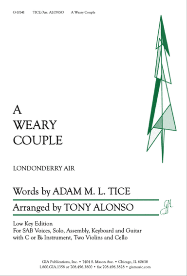 A Weary Couple, Low Key edition - Guitar edition