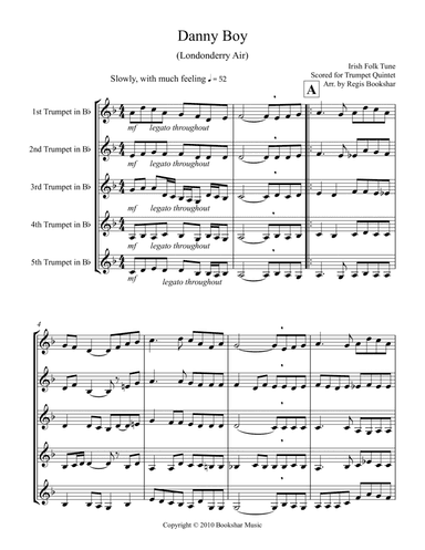 Danny Boy (Trumpet Quintet)