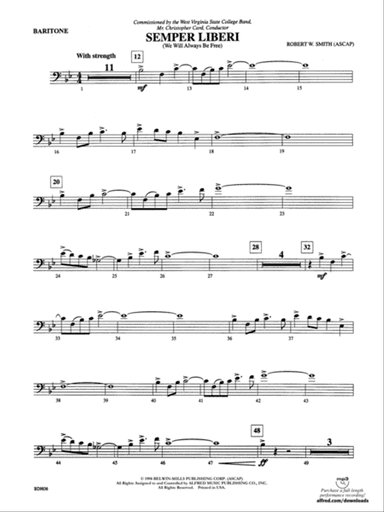Semper Liberi (We Will Always Be Free): Baritone B.C.
