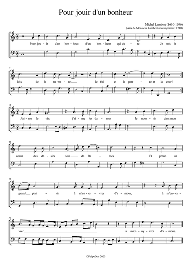 Pour jouir d'un bonheur